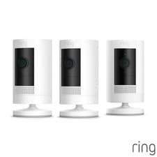 Image of Ring Battery Stick Up Cam Triple Pack in White