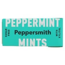 Image of Peppersmith | Peppermint Fresh Mints - 100% Xylitol Dental Packs | 12 x 15g
