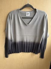 Image of Planet By Lauren G Faded Glory V Neck Sweater One Size NWT