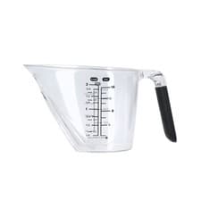 Image of MasterClass Angled Measuring Jug 400ml Clear BPA Free Plastic with Handle