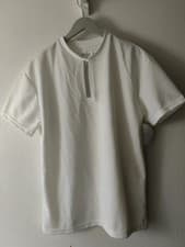 Image of {Blank}: Essentials White Tshirt Brand New Small Logo Front Big Logo Back Blank