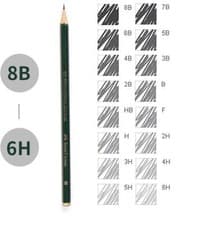 Image of Faber-Castell Castell 9000 Artist Sketching Pencils