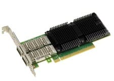 Image of PCIe Network Card Gen 4.0 PC Dual 100G QSFP28 2 Ports. Mellanox ConnectX 5