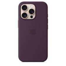 Image of SILICONE CASE WITH MAGSAFE CHARGING FOR IPHONE 16 Pro - Plum (Deep/Dark Purple)