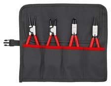 Image of Knipex 00 19 56 4 Piece Circlip Pliers Set in Roll