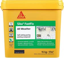 Image of Sika FastFix | All Weather Self Setting Paving Jointing Compound Charcoal | 15kg