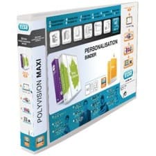 Image of NEW Elba Polyvision Maxi Clear A3 Landscape Ring Binder Presentation Art Project