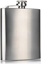 Image of Hip Flask 7oZ Stainless Steel Pocket Drink Whisky Vodka Flasks Alcohol Steel UK
