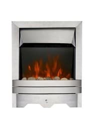 Image of Focal Point Lulworth 2kW Brushed metal effect Electric Fire