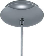 Image of Refined Lighting Single Light Polished Chrome & Matt White Glass Ceiling Light