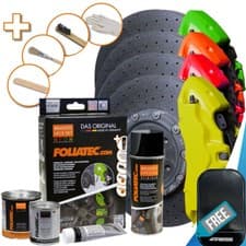 Image of Brake Caliper Foliatec Heat Resistant Neon Car Drums Engine Parts Paint+Mt