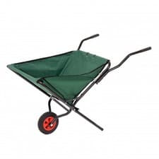 Image of NEW! Lightweight Folding Garden Wheelbarrow Foldable Wheel Barrow