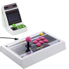 Image of Sega Astro City Mini Console+Sega Astro City Mini Arcade Stick (Pink/Green)