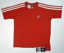 Image of Bnwt Boy's Kid's Children's Adidas T Shirt Age 7-8 Years Clima 365 Embroidered