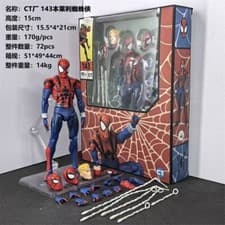 Image of In Stock CT Toys MAFEX No.143 SPIDER-MAN Ben Reilly Comic Ver. 6in Action Figure