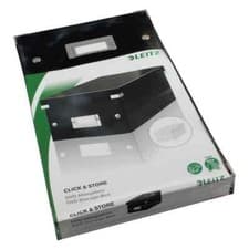 Image of Leitz Click and Store DVD Storage Box Black 60420095