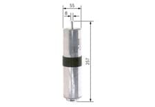 Image of Fuel Filter F026402106 Bosch 13327823413 13328584874 1332782341301 N2106 Quality