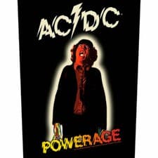 Image of AC/DC Back Patch: POWERAGE: Official Licenced Merchandise Angus acdc ac-dc gift