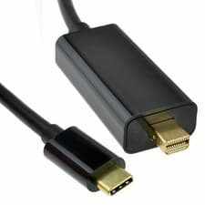 Image of USB 3.1 Type C to Mini DisplayPort 4K 60Hz Adapter Video Cable 1m/2m/3m/5m Black