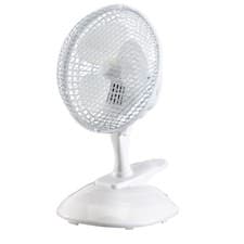 Image of Draper 230V Clip-On Desk Fan, 6"/150mm, 15W 08710