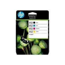 Image of HP 912 4-Pack Ink Cartridges CMYK Multipack For HP OfficeJet Pro 8024e Original