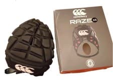 Image of Canterbury RAZE Rugby Headguard Adult/Junior - XSmall - Black, BOX DAMAGED.....
