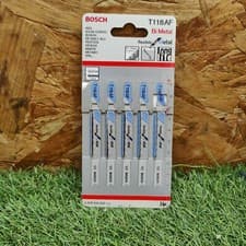 Image of Bosch T118AF Jigsaw Blades Flexible for Metal Long Life FREE P&P VAT INC #G175