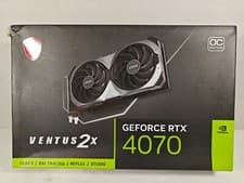 Image of MSI GeForce RTX 4070 VENTUS 2X E 12G OC 12GB Graphics Card PCI Express 4.0 NEW