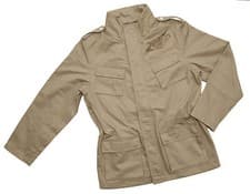 Image of Motocross MX jacket pit leisure Wulfsport Carrera beige Medium chest 40"