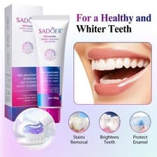 Image of Purple Whitening Toothpaste - 3X Stain Removal & Teeth Brightening, Deep Clean