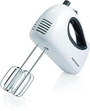 Image of Morphy Richards Hand Mixer 2 Stainless Steel Whisks Blend Bake Cook 5 Speed Whip