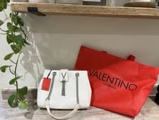 Image of New With Tags - Mario Valentino Divina Tote Bag In White