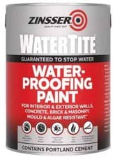 Image of Zinsser Watertite Waterproofing Paint Mould Mildew Masonry Concrete - 5 Litre