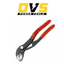 Image of Knipex 87 01 125 Cobra Mini Water Pump Pliers PVC Grip 27mm Capacity 125mm Long