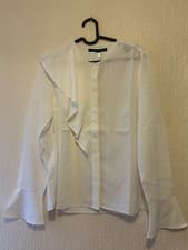Image of French Connection Women's White Long Sleeve Top