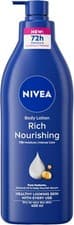 Image of NIVEA Rich Nourishing Body Lotion (400ml), 72H 400 ml (Pack of 1) 