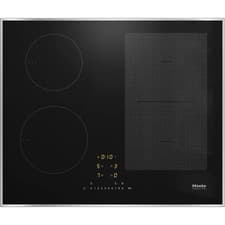 Image of Miele KM 7464 FR 60cm Wide 4 Zone Induction Hob Stainless Steel Edged