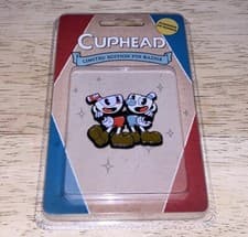 Image of Cuphead Mugman Limited Edition Pin Badge Fanattik
