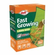 Image of Doff Fast Growing Lawn Seed,500g, + PROCOAT, Easy To Use, Fast Acting Seed