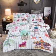Image of Merry Round Phnom 3D Printing Duvet Quilt Doona Covers Pillow Case Bedding Sets
