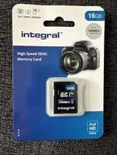 Image of Integral 16GB SDHC Memory Card High Capacity