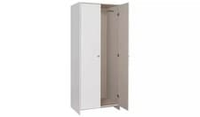 Image of 2 Door White Wardrobe 176cm x 70cm x 50cm Argos Home Seville New Boxed *Damage 3