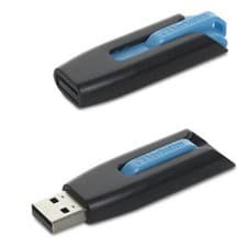 Image of Verbatim 16GB USB Flash Drive 3.2 - High Speed data transfer - Black/Blue