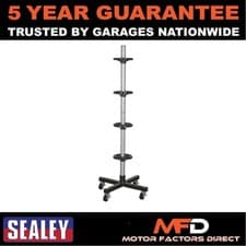 Image of Sealey Wheel Storage Trolley 100kg Capacity STR004
