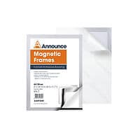 Image of Announce Magnetic Frame A4 Silver (Pack of 2) AA01840