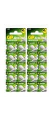 Image of GP 189 LR54 V10GA 1.5V Alkaline Button Cell Batteries x 20 *Long Expiry*.