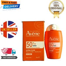 Image of Avene SPF 50 Ultra Invisible Fluid 50ML High Protection For Sensitive Skin *NEW*