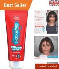 Image of 24-Hour Ultra Strong Hold Hair Gel, 200ml - Clean Finish, Mens Styling Essential