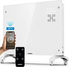Image of 2000W WiFi Electric Glass Panel Heater Smart Thermostat Remote Control