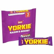 Image of Nestle Yorkie Raisin and Biscuit 3 x 44g